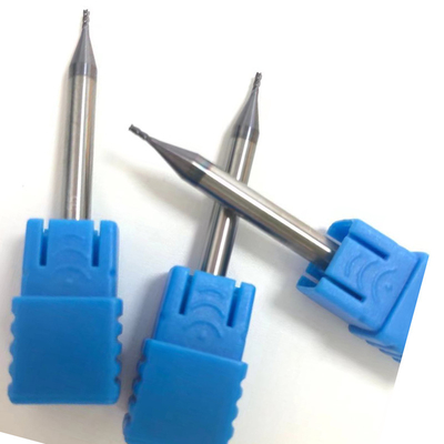2 acero sólido de Mills For Steel For Hardened del extremo del carburo de tungsteno de la flauta D0.6