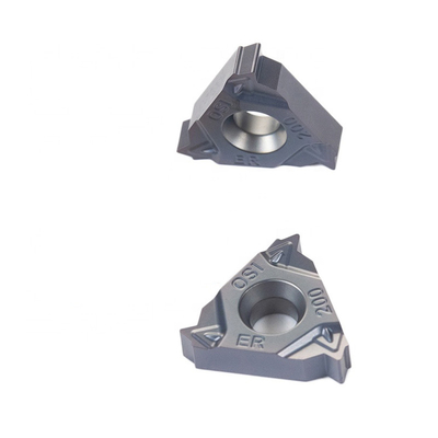 El torno métrico 16ERI200 que rosca de pulido externo del cerametal ISO inserta sin la capa