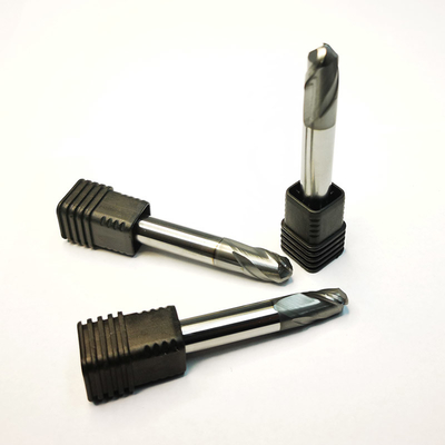 Extremo sólido Mills Hrc 65 Sx de la nariz de la bola de las flautas D10R5 del carburo de tungsteno 2