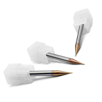 extremo micro Mills Tungsten Carbide Helix Angle de 0.2m m 35 grados