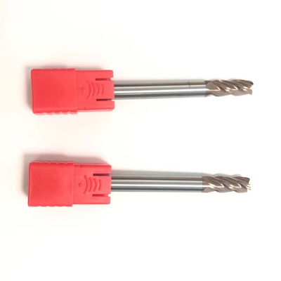 Extremo sólido Mills For Steel Hardened Steel de la flauta 6m m del carburo de tungsteno 4