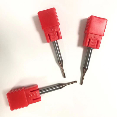 Flauta larga de los molinos de extremo del cuello del carburo de tungsteno 2 para de acero templado
