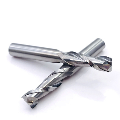 Extremo largo cuadrado Mills For Aluminum de la flauta de las flautas 8m m del carburo de tungsteno 2