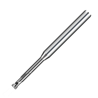 Extremo 3m m largo de aluminio Mills Tungsten Carbide del cuello 2 flautas sin la capa